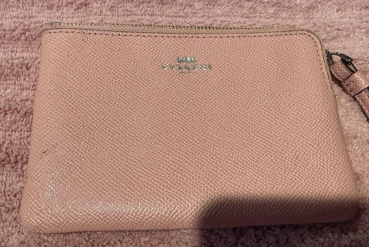 BRACCIALE COACH POLVEROSO MALVA POLVEROSO CIOTTOLO GRANA ANGOLO CERNIERA PELLE