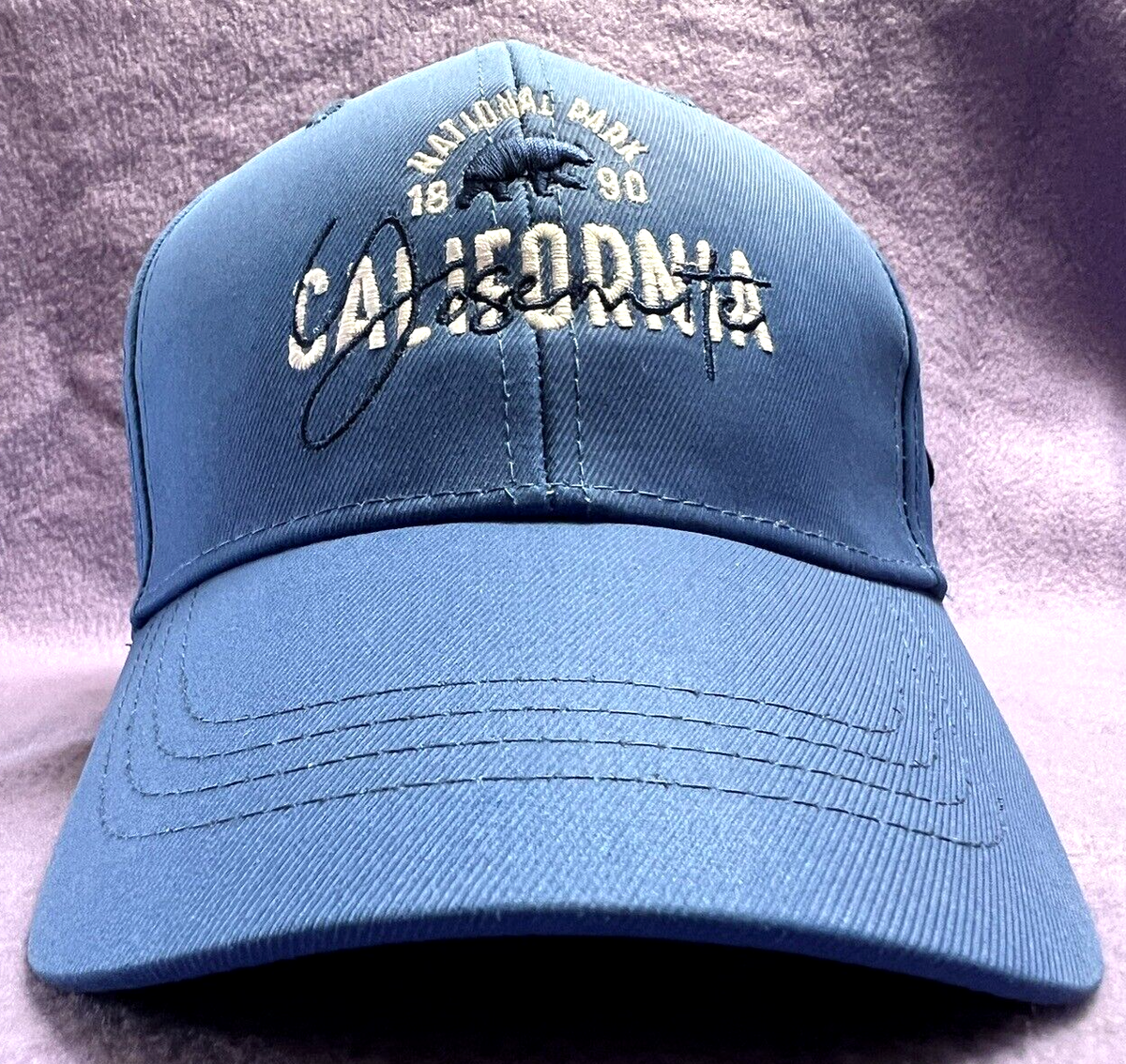【Standard California】Active Logo Hat New w/Tags Classic Blue Yosemite National Park 1890 California Ace