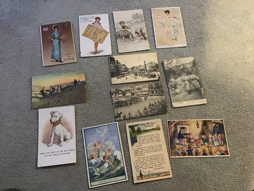 JOB LOT 13 x postcards WW1/Rene Cloke/Vera Paterson early 20th century