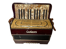 Vintage Odeon Piano Accordion – 25-Key, 12 Bass – Working, Needs Tuning