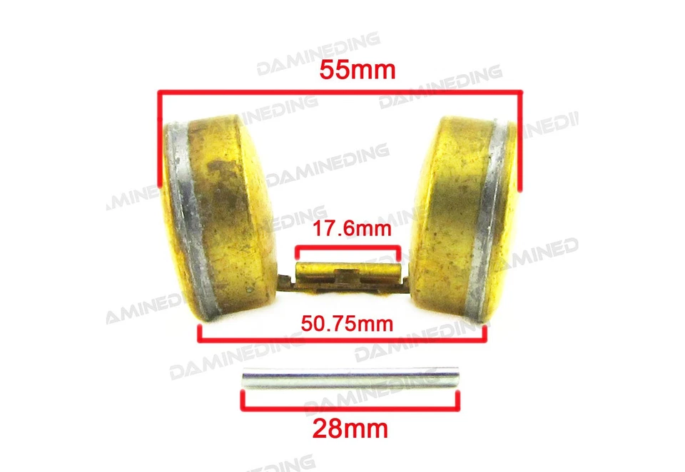 3X Kits de reparación de reconstrucción de carburador de lujo KH250 S1 Mach carburador flotador Foto 3 de 4