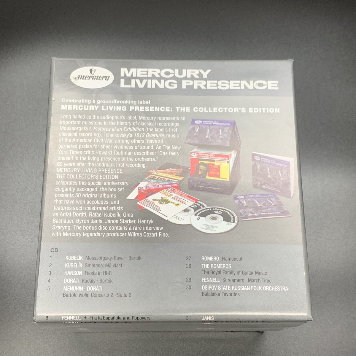 Mercury Living Presence Collector's Edition Vol. 1 [50 CD Box Set