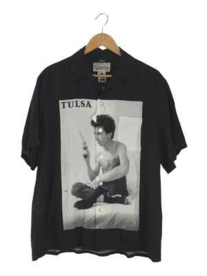 WACKO MARIA aloha Short Sleeve Shirts Rayon black L Used | eBay