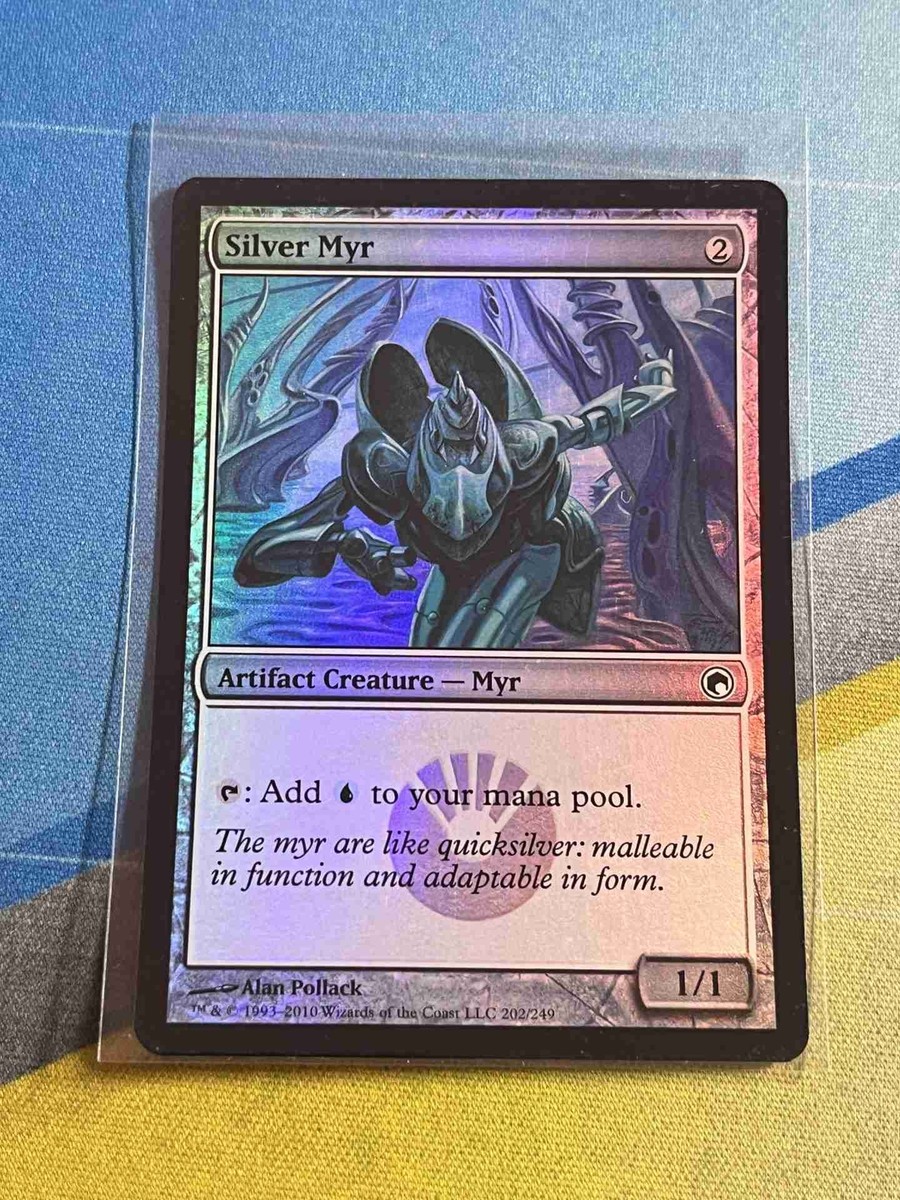 Magic the Gathering MTG Scars of Mirrodin SILVER MYR Foil Magic the Gathering MTG Scars of Mirrodin SILVER MYR Foil