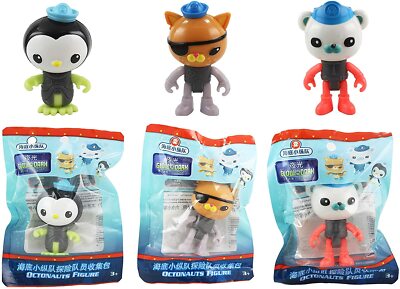 Oktonauten Fisher Price Figur Glow in Dark Octo Captain Barnacles Kwazi PESO KID