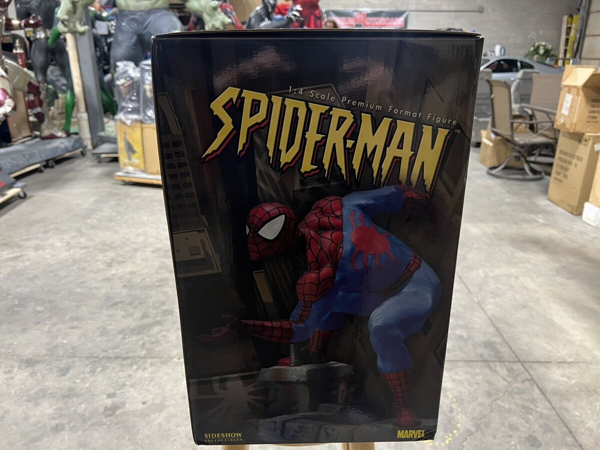 Sideshow 2006 Retro Spider-Man Black Suit 1:4 Scale Premium Sideshow 2006 Retro Spider-Man Black Suit 1:4 Scale Premium