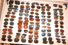 CLIP-ON SUNGLASSES LOT HUGE LOT OF 64 Sunglasses