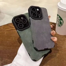 Korean Style Suede Drop-resistant Phone Case For iPhone 16,15 Best Offer
