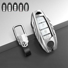 Zinc Alloy Metal Car key Fob Case Cover For Infiniti Nissan Qashqai Altima Q50