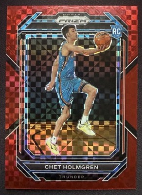 2022-23 Panini Prizm - Chet Holmgren #266 Red Power Prizm /75 (RC)