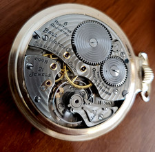 BALL HAMILTON BALL 999 WELL SERVCIED  12 KT GF  RAILROAD CASE PRISTINE DIAL 1946