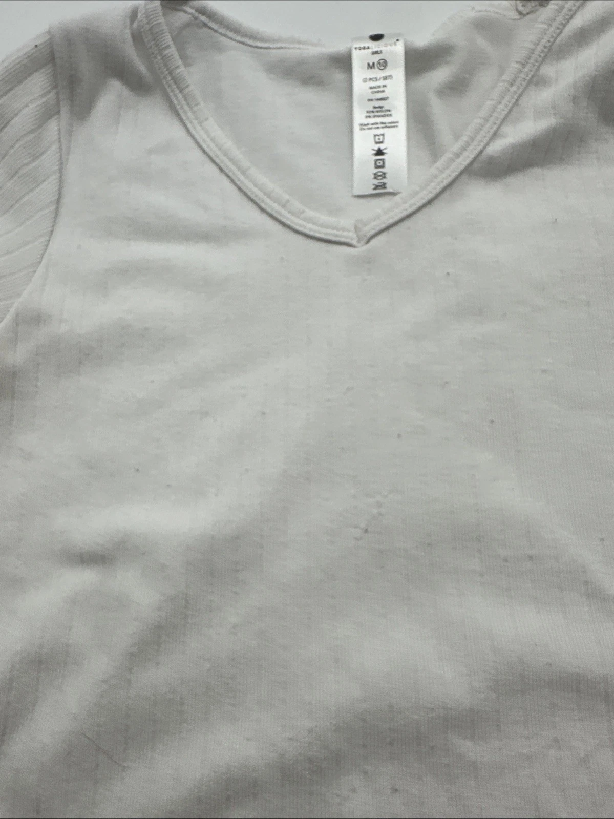 yogalicious solid v-neck shirt