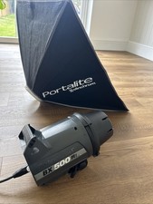 Elinchrom BX 500 Ri Monolight + 2 Portalite Softbox (66cm) &ndash; Tested & Working