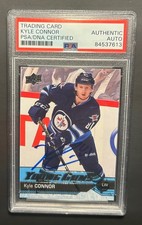 PSA/DNA 2016 Upper Deck Kyle Connor PSA/DNA Authentic Card &amp; Auto Rookie RC
