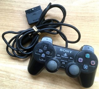 MANETTE OFFICIELLE SONY PS2 DUALSHOCK 2 SCPH 10010 NOIRE FONCTIONNELLE PAD n°2