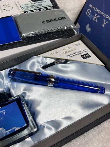 Sailor Professional Gear Sky 2020 Limited Füllfederhalter 21K MF Feder Neu - Bild 5 von 20