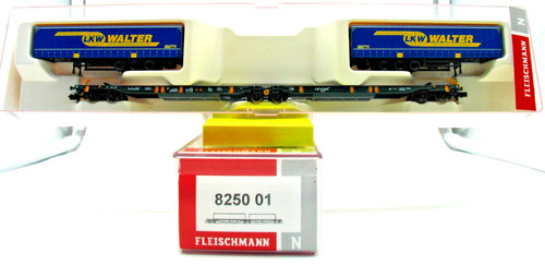 Fleischmann N 825001 Containertragwagen WALTER  Internationale  in OVP   QL195 | Condition: Gebraucht