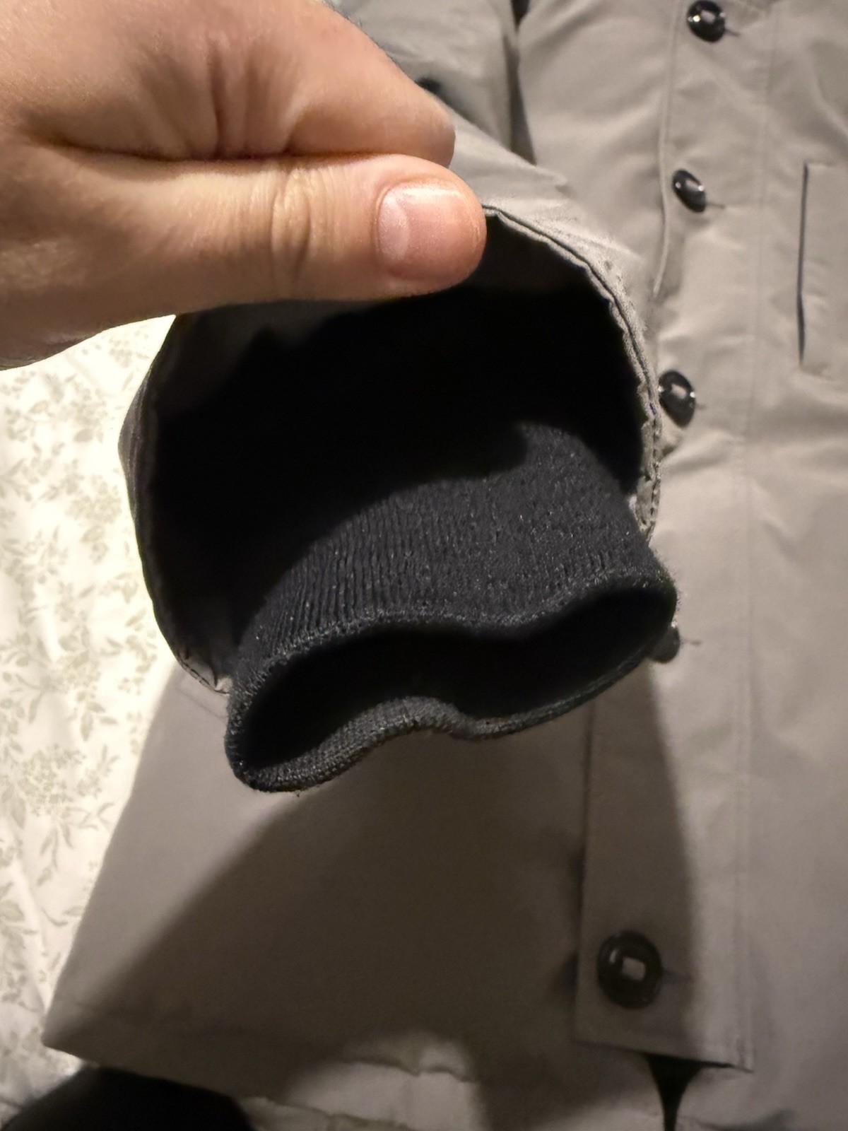 Rare Black Label Canada Goose Chateau Men's Medium Costal Grey image 9