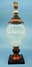 Decorative Urn with Lid 18" x 5"