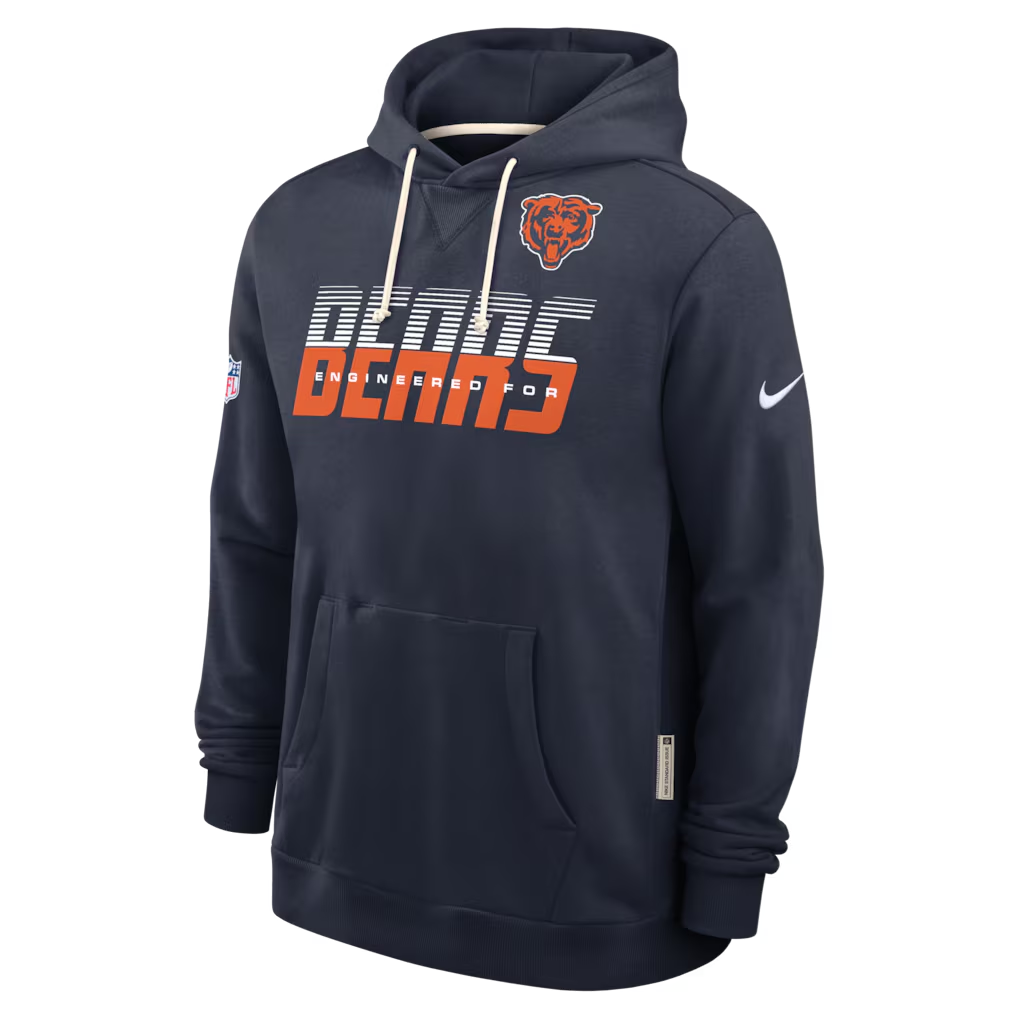 Chicago Bears Nike 2026 Sideline Standard Issue Dri-FIT Hoodie Ben