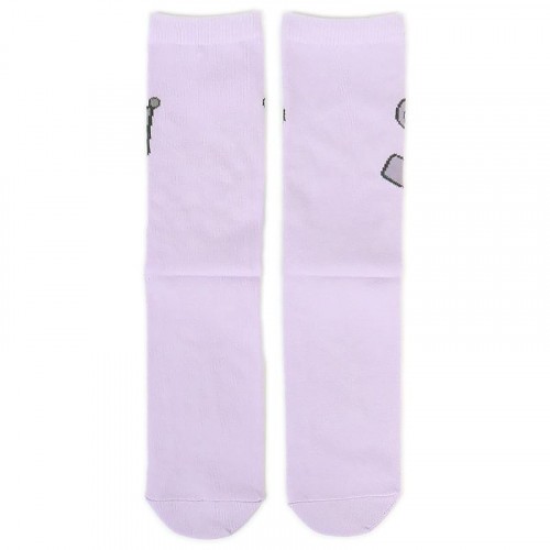 Kuromi crew length socks for women, Sanrio characters - Picture 2 of 3