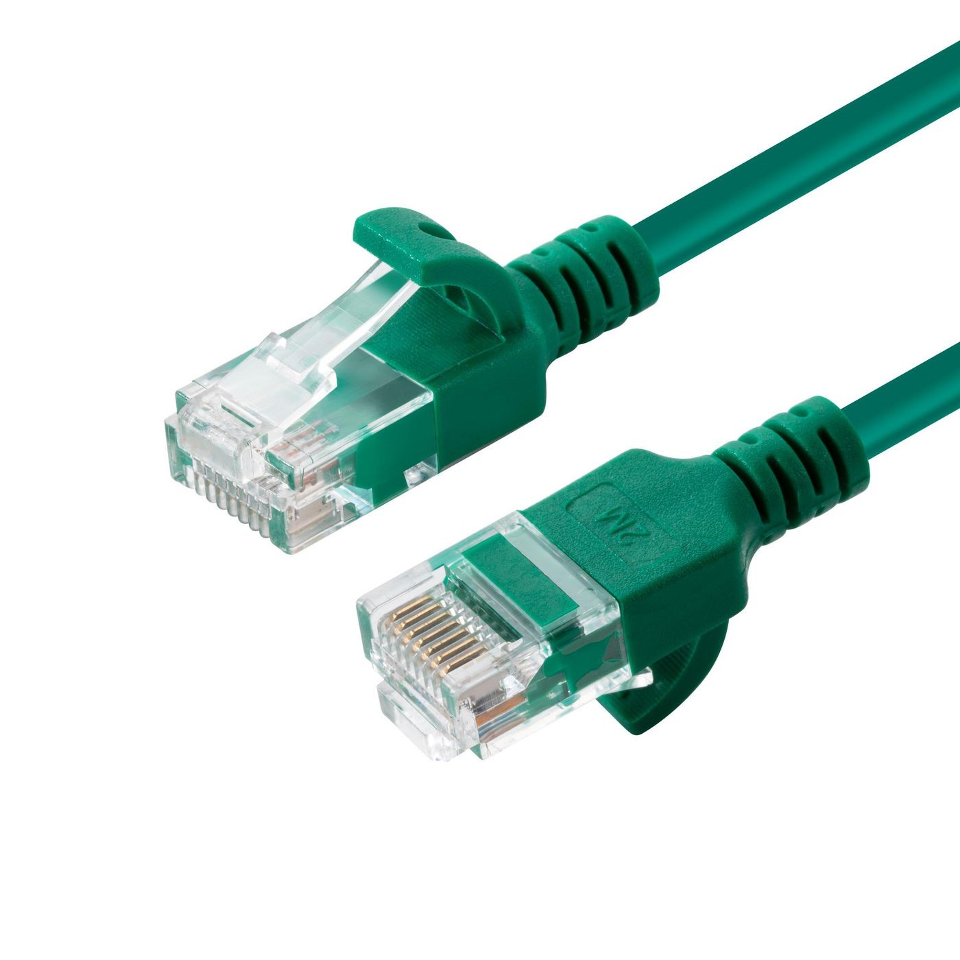 MicroConnect W125628016 U/UTP CAT6A Slim 2M Green