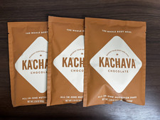 3x Kachava The Whole Body Meal Chocolate Nutrition Shake 2.19 Oz  Exp:02/26 