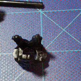 Lego Dwarf beard silver helmet Fantasy Era Castle minifigure 7036 W / Weapons