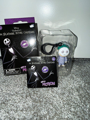 Disney Nightmare Before Christmas Chibi in Motion 3'' Keychain Barrel