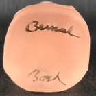 Boyd's Crystal Art Glass LIL ANGEL #11 of 2nd Series CORAL SATIN 9-2-08 Glows — photo 10