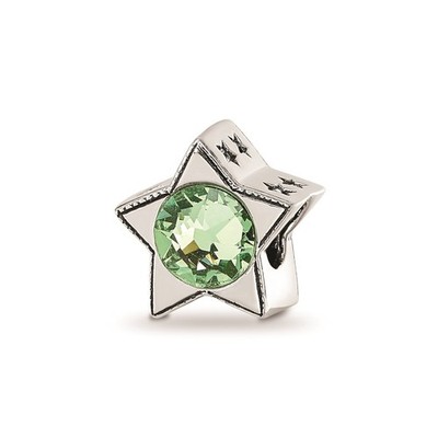 Reflection Beads 925 Silver Crystal from Swarovski August Birthstone Star Bead