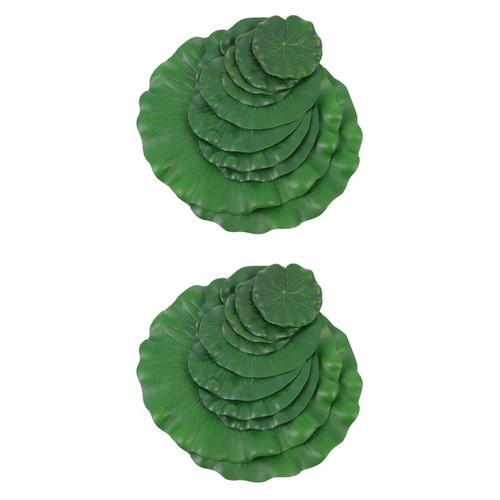 2 Count Teich Pflanzen Kuenstliche Teichpflanzen Pool- Gartenzubehör - Bild 4 von 12