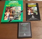 Casino Atari 2600 Video Game Cartridge 1978 CIB Complete Box Manual - CX 2652