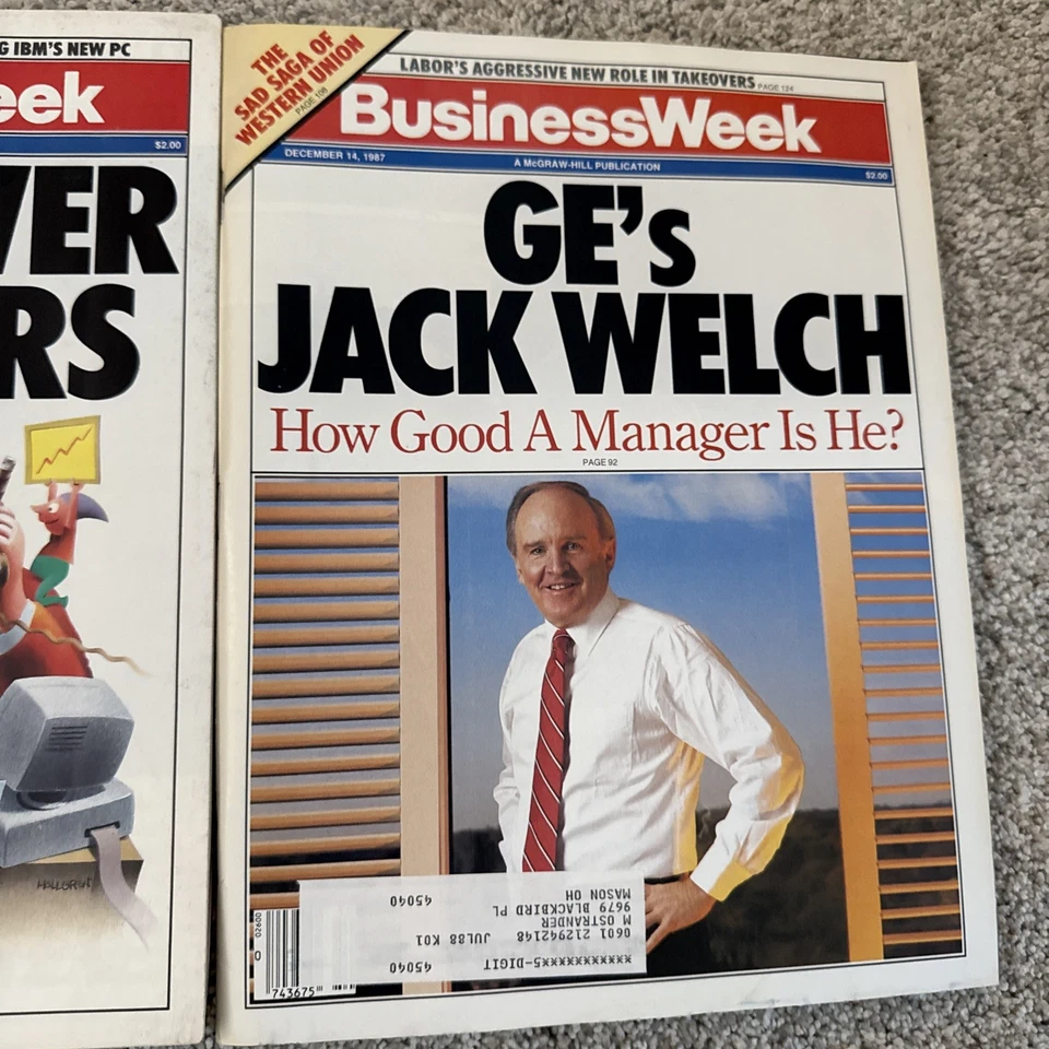 Lot Of 3 BusinessWeek Magazines 1987 - Image 4 of 4