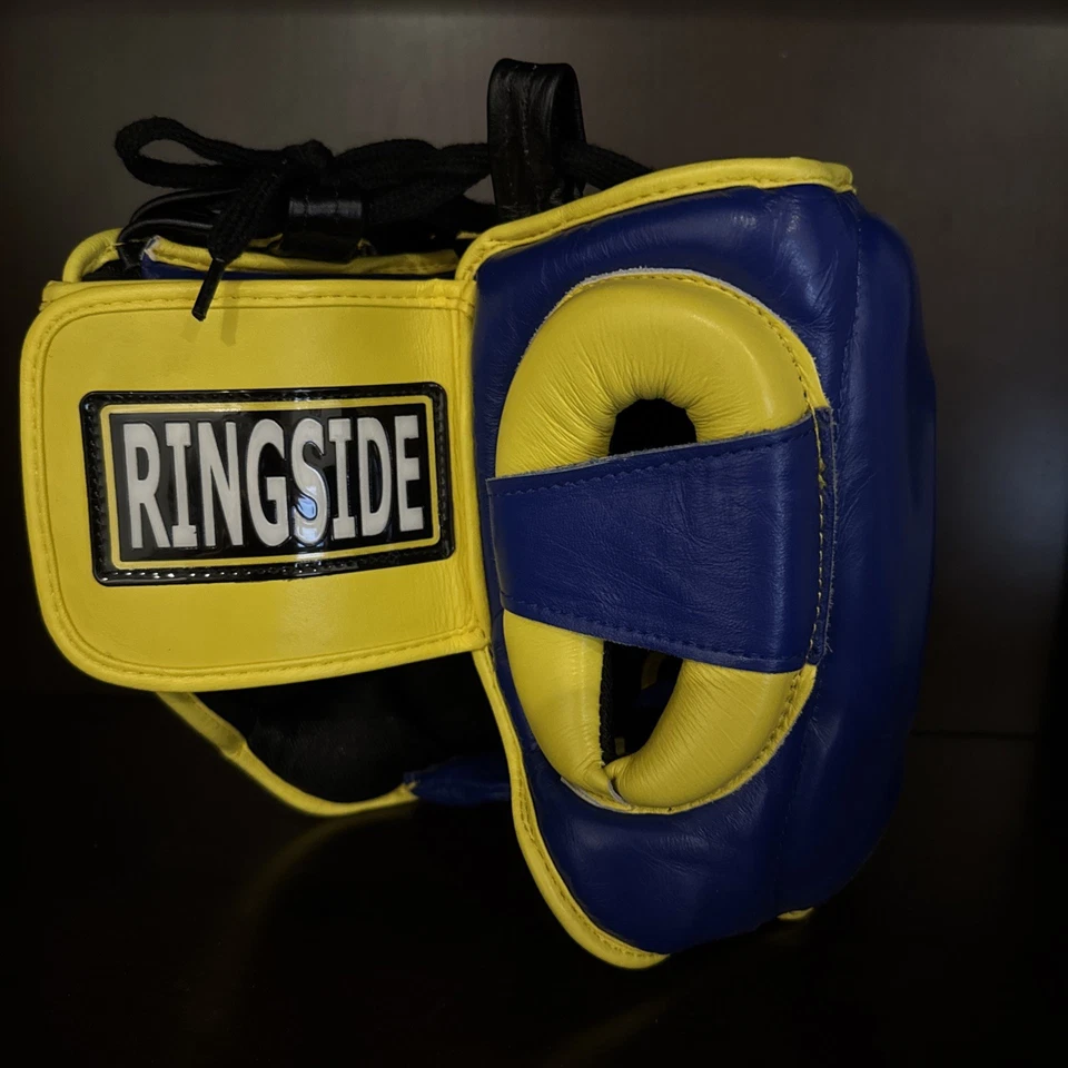 Ringside Deluxe Full Face Saver DFSH MMA Boxing Sparring Headgear Head Gear - Image 3 of 4