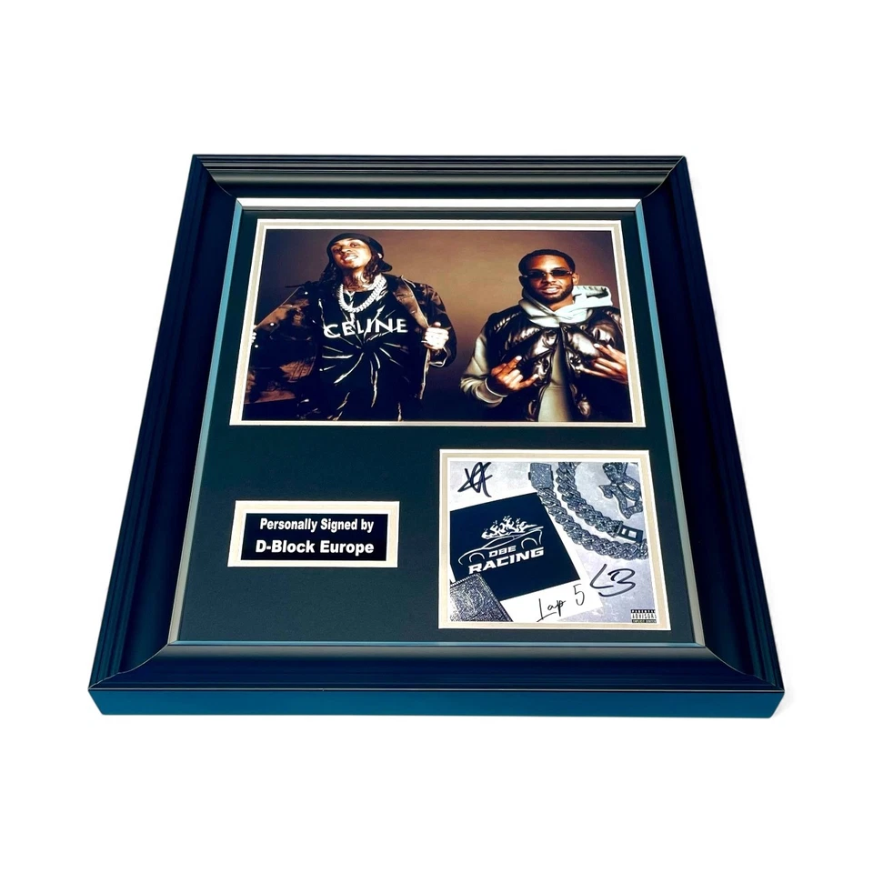 D-Block Europe SIGNED Lap 5 Artwork Display & COA Autographed Music Memorabilia - Image 4 of 4