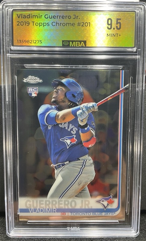 2019 Topps Chrome - Vladimir Guerrero Jr. #201 (RC) MBA 9.5 Mint Blue Jays Pre-o