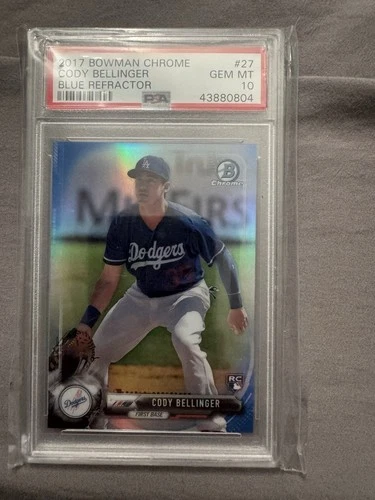 2017 Bowman Chrome Cody Bellinger Blue Refractor
