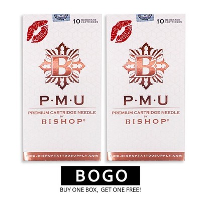 Bishop Da Vinci PMU Curved Magnum Shader Cartridges Medium Taper - 2 PACK