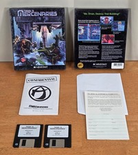 Tegel's Mercenaries Mindcraft IBM PC Big Box Game 3.5" Floppy Complete CIB 1992