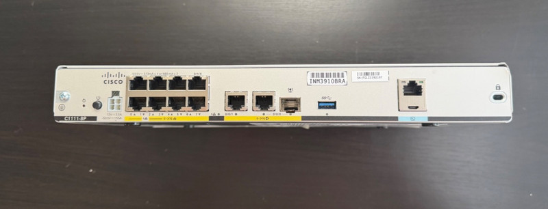 Cisco ISR C1111-8P 8 Port Gigabit Integrated Services Router