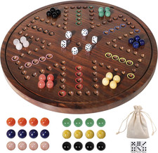 Wahoo Board Game - 20 Inch Solid Wood Board with