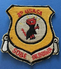 3RD ASA ARMY SECURITY AGENCY FIELD STATION AT SOBE OKINAWA RED DEVIL SPOOK PATCH