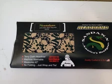 Sandana Limited Edition Headband Affinity Flying Skulls Silver Tag