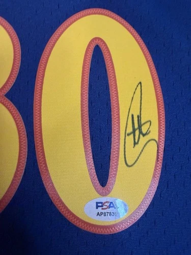 Stephen Curry autographed GS Warriors signed Mitchell & Ness NBA jersey- PSA COA