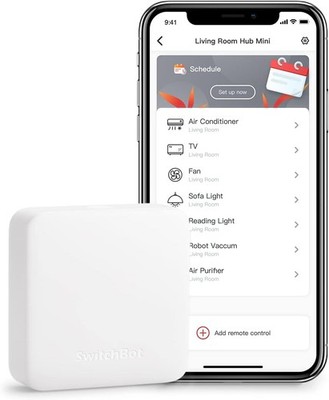 SwitchBot Hub Mini IR Fernbedienung WLAN Steuerung Klimaanlage Alexa Google Home