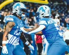 Jahmyr Gibbs &David Montgomery Autographed Detroit Lions 8x10 Photo COA/Hologram