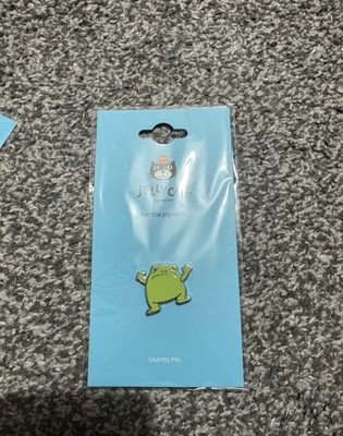 Jellycat Ricky Regenfrosch Emaille Pin Anstecker Neu Ungeöffnet Selten Metall