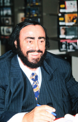 Luciano Pavarotti Photo Transparency Three Tenors Promotion 35mm March 1999
