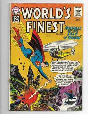 World's Finest 125 1965 DC Comics G/VG 3.0 Batman Superman Robin Green Arrow